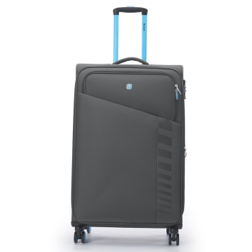 Βαλίτσα υφασμάτινη Μεγάλη DIELLE 30/70 79x48x31/34 cm Ανθρακί